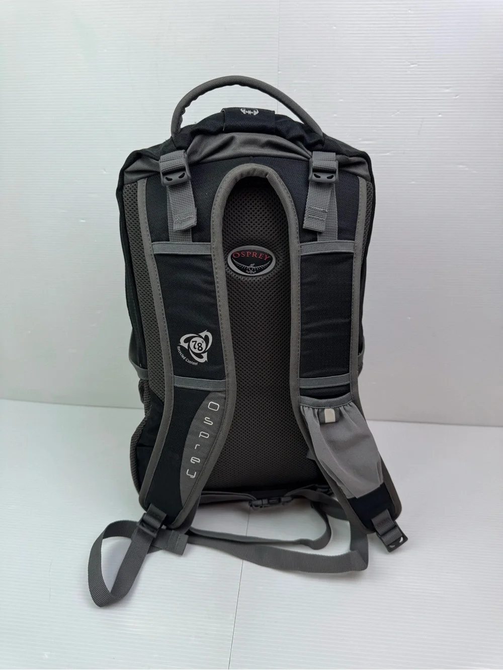 Osprey Helix Resource Series Backpack Black Grey Recycled Daypack Hiking Unisex